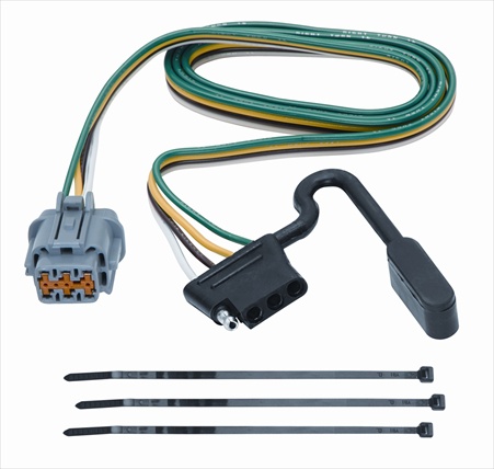 Replacement OEM Tow Package Wiring Harness 4-Flat, 2.25 x 4 x 8.75 in.