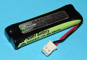 Picture of Ultralast BATT-183482 Replacement Vtech 89-1348-01 Cordless Phone Battery