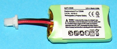 Picture of Ultralast BATT-CS540 Replacement Plantronics CS540 Headset Battery