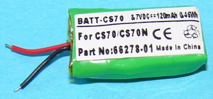 Picture of Ultralast BATT-CS70 Replacement Plantronics CS70 Headset Battery