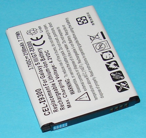 Picture of Ultralast CEL-I9300 Replacement Sam GT-19300 Galaxy SIII Battery