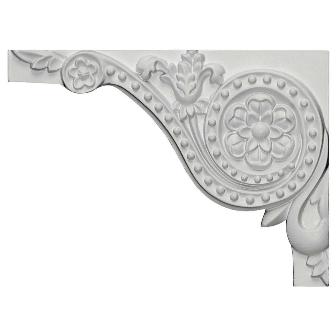 Picture of Ekena Millwork SB08X05AN-L 8 In. W X 5.87 In. H X .62 In. D Architectural Antonio Stair Bracket- Left