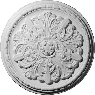 Picture of Ekena Millwork CM17WA 17.12 in. OD x 1.50 in. P Architectural Accents - Washington Ceiling Medallion