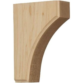 Picture of Ekena Millwork BKTW02X04X06CVWA 1.75 in. W x 4 in. D x 6 in. H Clarksville Bracket- Walnut