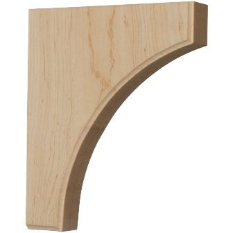 Picture of Ekena Millwork BKTW02X08X10CVRO 1.75 in. W x 8 in. D x 10 in. H Clarksville Bracket- Red Oak