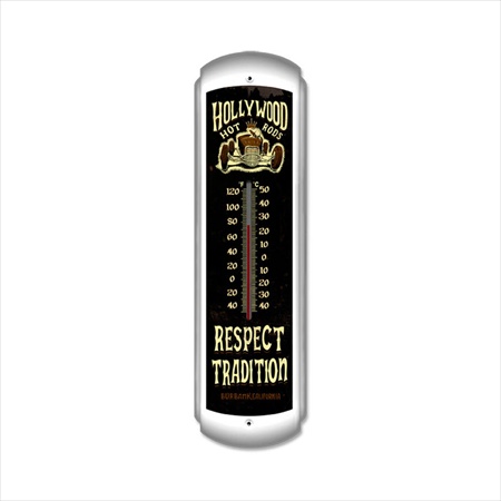 Picture of Past Time Signs HHR014 Roadster Respect Automotive Thermometer