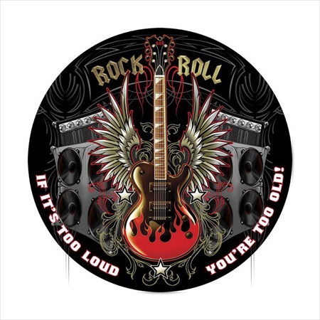 Picture of Past Time Signs LETH019 Rock And Roll Round Sports And Recreation Vintage Metal Sign