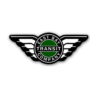 Past Time Signs PS043 East Bay Transit Custom Metal Shape
