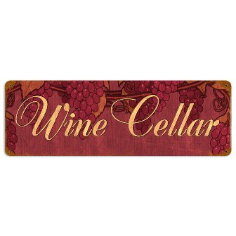 Past Time Signs PTS134 Wine Cellar Food And Drink Vintage Metal Sign