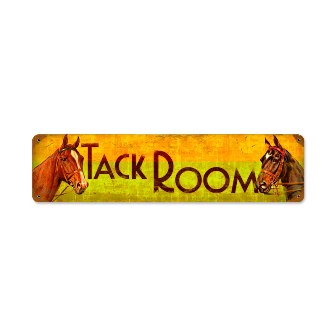 Tack Room Vintage Metal Sign