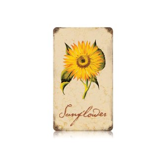 Picture of Past Time Signs V134 Sunflower Home and Garden Vintage Metal Sign