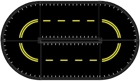 Pedal Path Talladega Fast Track Black