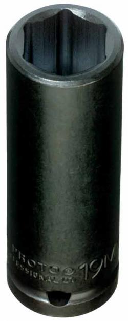 PO7308M Socket Impact 0.5 in Drive 8 mm. 6 Point Deep