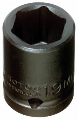 PO7414M Socket Impact 0.5 in Drive 14 mm. 6 Point