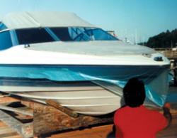 RB295 72 x 90 Boat Mask Film Release With Blue Tape