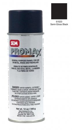 Sem Products SE61023 Promax Semi-Gloss Black Aerosol
