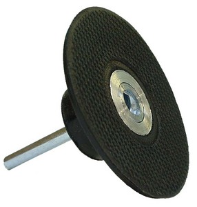 3-Inch Holding Pad for Surface Treatment Discs - Black - 1 Pack - High RPM Capability