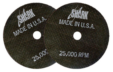 Cut-off Wheels, Type 1, 3 in Dia, 1/16 in Thick, 3/8 in Arbor Hole Size, Aluminum Oxide, 54 Grit