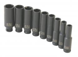 Sunex SU1812 Metric Deep 5.5 mm. - 13 mm. Socket 9 Piece Set