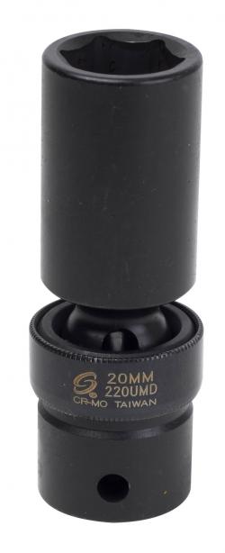 Sunex SU213UMD 0.5 in. Drive 13 mm. Impact Socket Universal Deep