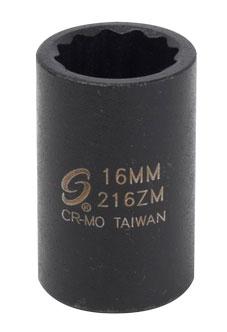 Universal 0.5 in. Drive 17 mm. 12 Point Impact Socket