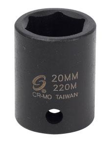 Sunex SU223M 0.5 in. Drive 23 mm. 6 Point Impact Socket