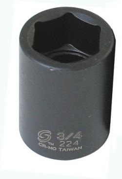 Sunex SU224 0.5 in. Drive 0.756 in. Point Impact Socket