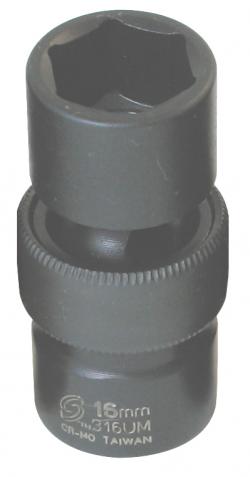 Sunex SU313UM Univ 0.38 In. Drive 13 Mm. Metric Imperial Socket