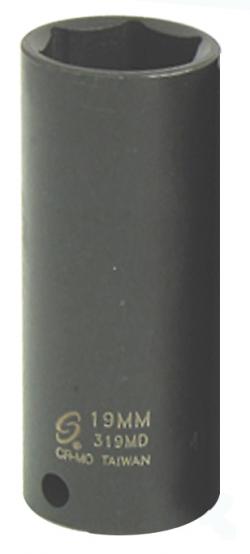 Sunex SU318MD 0.38 Drive 18 Mm. 6Point Deep Metric Impact Socket