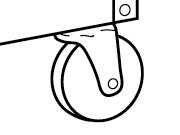 Swivel Caster - Black - Lightweight - Durable Design
