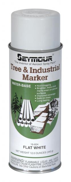 TM16-604 Flat White 16 oz Tree & Industrial Marker