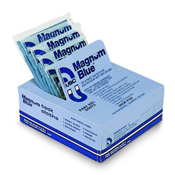 U S Chemical & Plastics Blue Tack Cloths 18 x 36 in. 12 Per Box