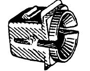 WE2611 Headlamp Adjusting Nut Toyota 84Up, 10 Pack