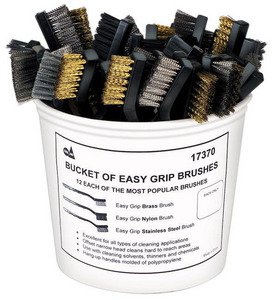 S & G Tool Aid Bucket Of Easy Grip Brushes