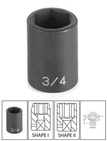 GP2018R 0.5 In. Drive X 0.56 In. Standard