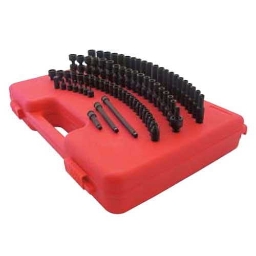 Sunex SU1874 Socket 0.25 In. Drive Master Imp SAE and Metric 74 Piece Set