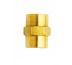 MiltonMI643-1 Brass Fitting Female Hex Coupling 0.38 Npt x 0.25 in. Npt