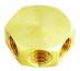 MiltonMI Solid Brass Flat Hex Shape 3 in. 1 Air Manifolds