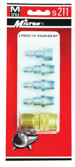 Picture of MiltonMIS-211&#44; 0.25 Npt 5 Piece Coupler Set