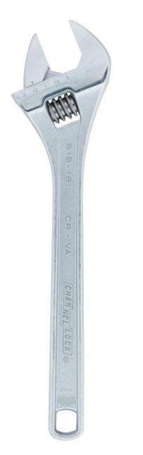 Cl818 18 in. 2.13 in. Adjustable Wrench Chrome
