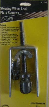 CalVan Cv746 Str Wheel Lock Plate Remover