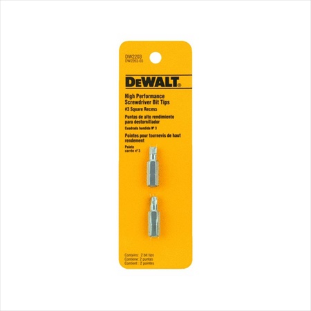 Dw2203 no. 3 Square Recess Bit Tip