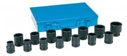 Impact 0.75 in. Drive St 6 Point Socket 14 Piece Set