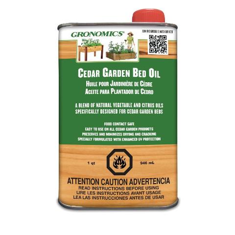 Picture of Gronomics GBO-1Q 1 Quart Cedar Garden Bed Oil