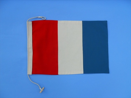 Letter T Cloth Nautical Alphabet Flag - 20 in. Decorative Accent