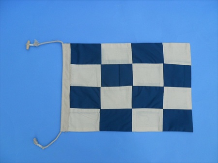 Letter N Cloth Nautical Alphabet Flag - 20 in. Decorative Accent