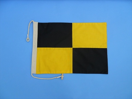Letter L Cloth Nautical Alphabet Flag - 20 in. Decorative Accent