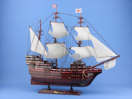 Picture of Handcrafted Model Ships Rico Mayflower20 Mayflower 20 in. Decorative Tall Model Ship
