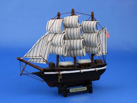 Picture of Handcrafted Model Ships Flying Cloud-7 Flying Cloud 7 in. Decorative Tall Model Ship
