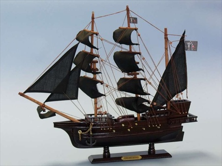 Blackbeards Queen Annes Revenge 20 in. Decorative Model Pirate Ships